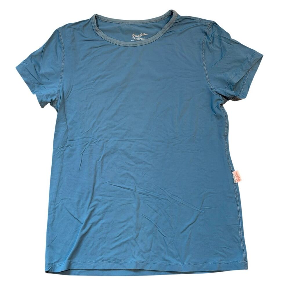 The Tailored Sportsman Blue Short Sleeve Performance Riding Tee – Size L